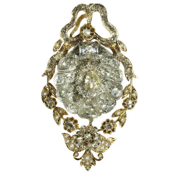 Broche Broche/pendentif diamants 58 Facettes 17093-0243