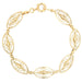 Bracelet Yellow gold bracelet with filigree links 58 Facettes 21-784