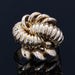 Ring 63 Vintage all gold knot ring 58 Facettes 22-259