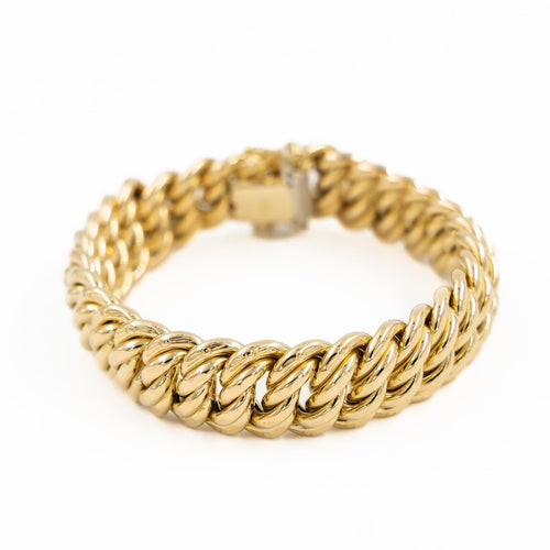 Bracelet Bracelet Maille américaine Or jaune 58 Facettes 2027291CN