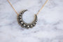 Collier Collier croissant de lune or et diamants 58 Facettes