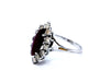 Ring 54 Ring White gold Ruby 58 Facettes 726701CN