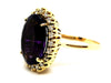 Ring Ring Yellow gold Amethyst 58 Facettes