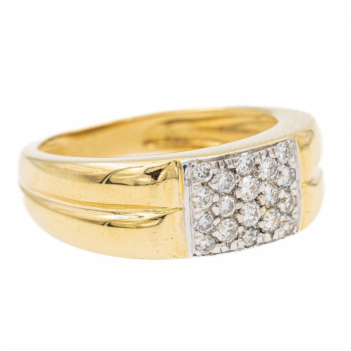 Bague 54 Bague Or jaune diamant 58 Facettes 2329030CN