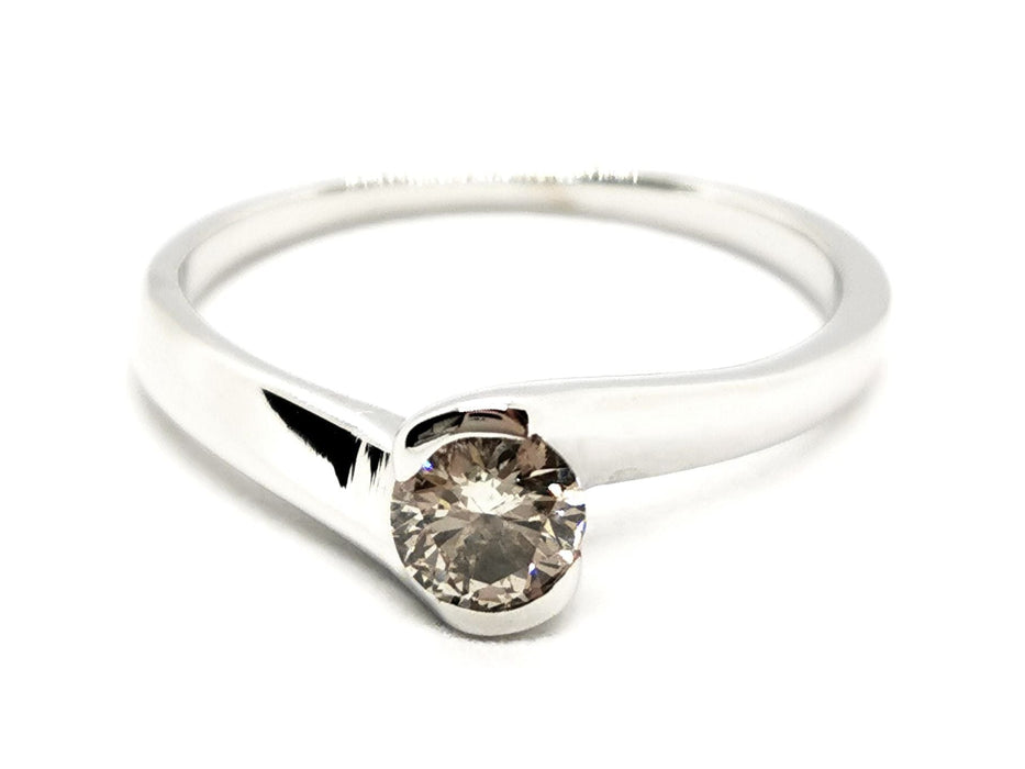 Bague 51 Bague Solitaire Or blanc Diamant 58 Facettes 1186445CN