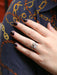 Ring Vintage you and me ring in gold and 1.6 ct diamonds 58 Facettes J4