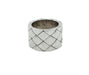 Chanel Matelassé Ring Ring, White gold 58 Facettes