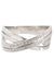 DIAMOND INTERLACED RING 58 Facettes 003891