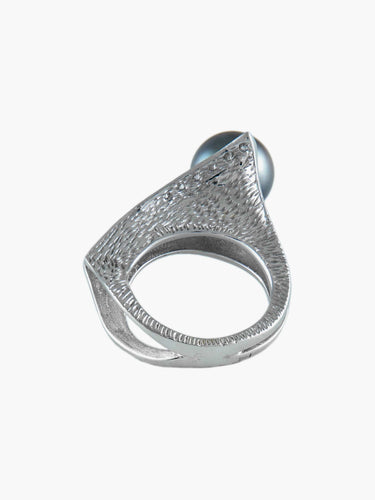 Bague Bague Perle de Tahiti et Diamants 58 Facettes