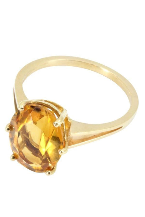 Bague BAGUE MODERNE CITRINE 58 Facettes 046161