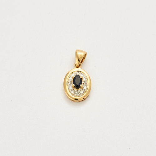 Pendentif Pendentif saphir et diamants 58 Facettes EL2-147