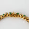 Bracelet BRACELET RIVIERE EMERAUDES ET DIAMANTS OR JAUNE 58 Facettes