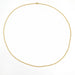 Yellow gold chain necklace with curb chain 58 Facettes 16-377
