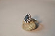 Bague Marguerite Saphir Australien Diamants 58 Facettes Ref1830