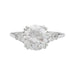 Ring 53 2 carat diamond ring, platinum. 58 Facettes 31592