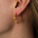 Earrings “EPHEMERAL” CREOLE EARRINGS 58 Facettes BO/220054