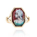 Ring 47 Old ring in gold and Limoges enamel 58 Facettes 21-566