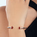 Bracelet Piaget Possession open bracelet Carnelian and Diamonds 58 Facettes 21-853