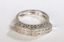 Bague 57 Bague Or blanc Diamant 58 Facettes 00472CN