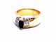 Bague 56 Bague Or jaune Saphir 58 Facettes 990432CN