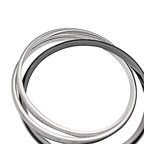 Bracelet Bracelet Cartier, "Trinity", or blanc, céramique, diamants. 58 Facettes 32117