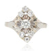 Bague Bague marquise saphirs blancs 58 Facettes