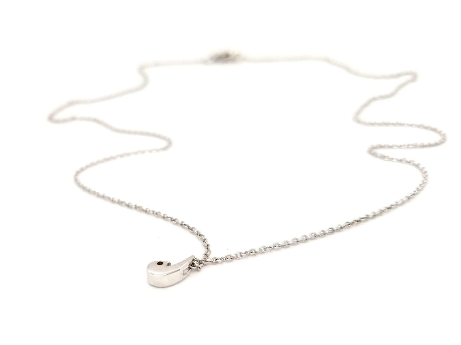 Collier Collier Chaîne + pendentif Or blanc Diamant 58 Facettes 880897CD