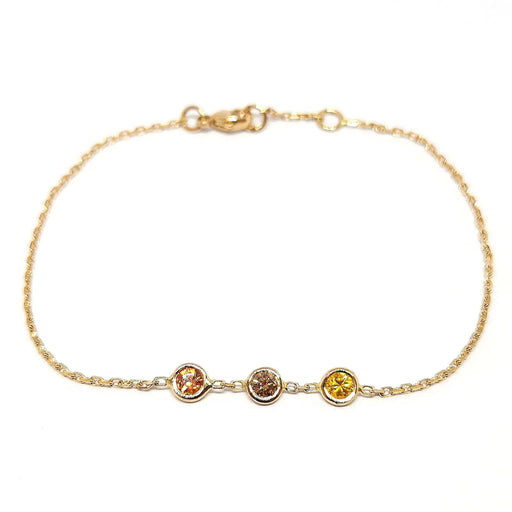 Bracelet Bracelet en Or jaune, diamant & saphirs 58 Facettes