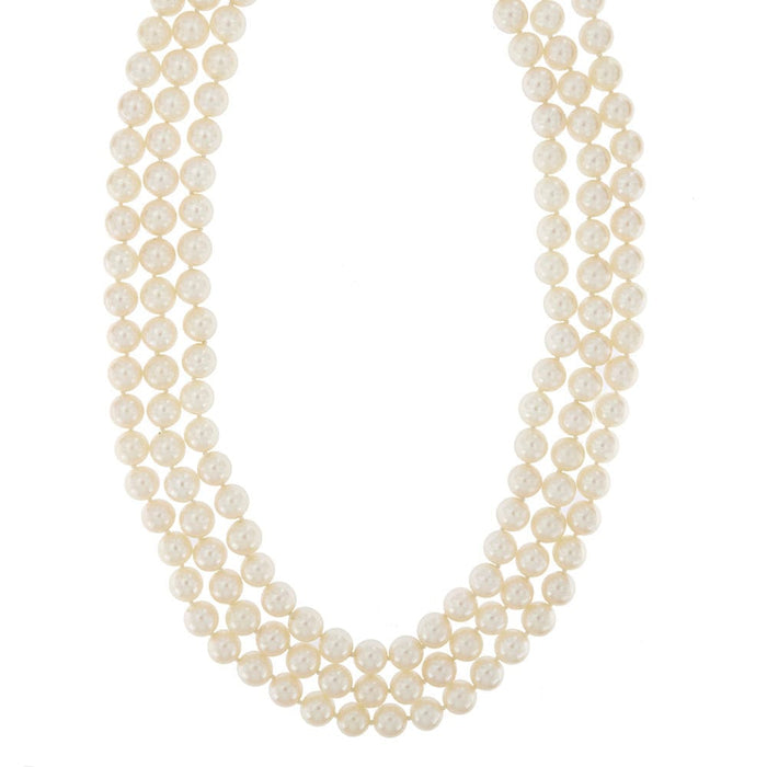 Collier Collier de perles trois rangs 58 Facettes 31430