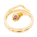 Bague 53 Bague Serpent Or jaune Rubis 58 Facettes 2210171CN