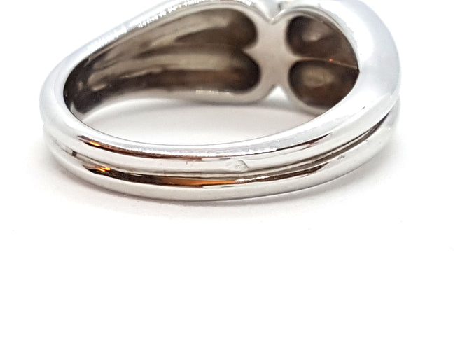 Bague 54 Bague Solitaire Or blanc Diamant 58 Facettes 06328CD