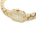 Watch Piaget "Glancy" watch in yellow gold and diamonds. 58 Facettes 30890