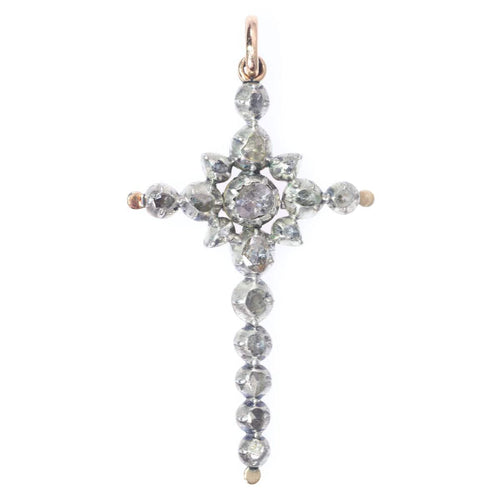 Pendentif Pendentif croix diamant 58 Facettes 14044-0064
