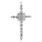 Pendentif Pendentif croix diamant 58 Facettes 14044-0064