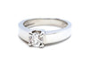 Bague 53 Bague Solitaire Or blanc Diamant 58 Facettes 578709RV