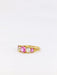 Ring Garter ring Pink sapphires Old cut diamonds 58 Facettes 842