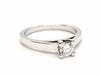 Ring 53 Solitaire Ring White Gold Diamond 58 Facettes 578752RV