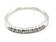 Bague 51 Bague Demi alliance Or blanc Diamant 58 Facettes 1820054CN
