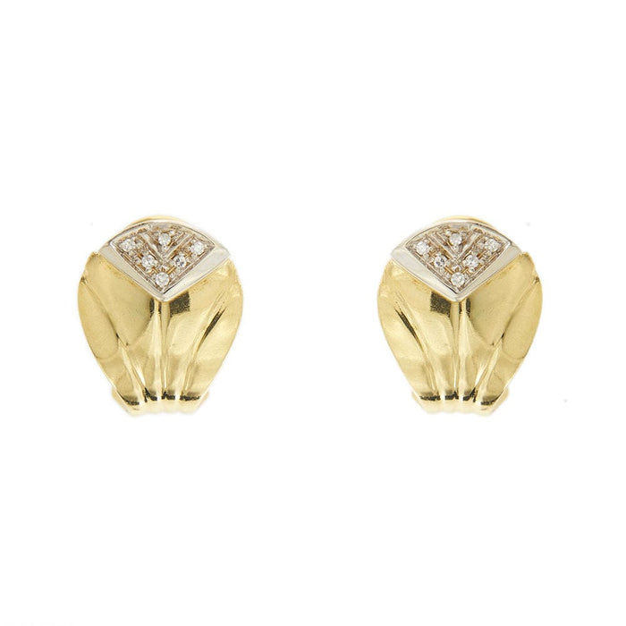 Boucles d'oreilles Boucles d'oreilles Or jaune Diamant 58 Facettes 29740