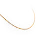 Necklace Twisted mesh necklace Yellow gold 58 Facettes 1641785CN
