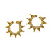 Earrings Zolotas earrings, “Helios” in yellow gold and diamonds. 58 Facettes 31824