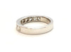 Ring 53 Half wedding ring White gold Diamond 58 Facettes 578772RV