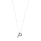 Collier Collier pendentif initiale P diamants 58 Facettes 27844