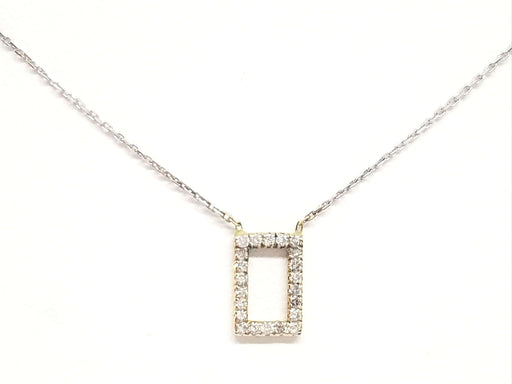 Collier Collier Graphique Or blanc Diamant 58 Facettes 579200RV