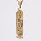 Pendentif Pendentif cartouche égyptien 2 ors 58 Facettes 22-379B