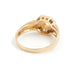 Ring 59 Art Deco Ring Yellow Gold Diamond 58 Facettes 1887727CN