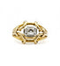 Ring 54 / Yellow / 750‰ Gold, 950‰ Platinum Gold And Diamond Ring 0.88ct 58 Facettes 230039SP