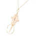 Collier Ginette NY Collier Jumbo Tanger on Chain Or rose 58 Facettes 2322867CN