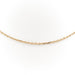 Necklace Cable link necklace Yellow gold 58 Facettes 1610158CN