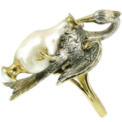 Bague 54 Bague or jaune, argent 58 Facettes 09357-4261